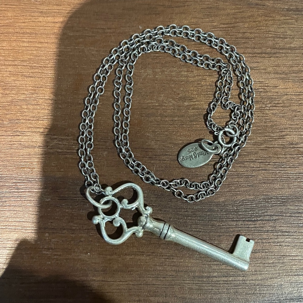 Vintage Key Pendant Necklacekeepsake necklace
